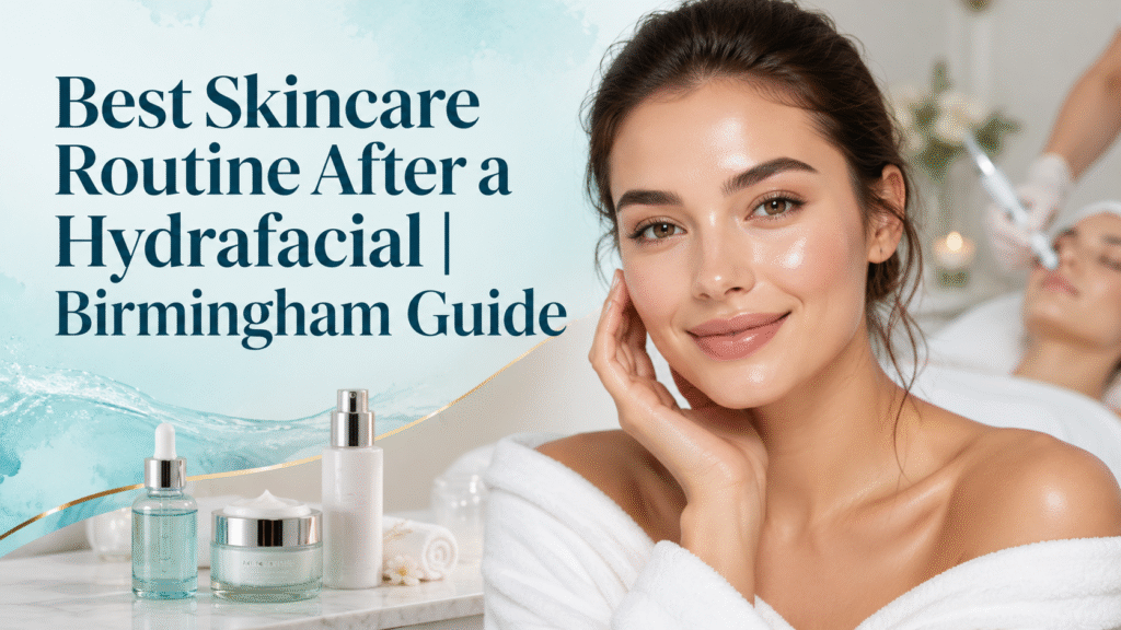 Best Skincare Routine After a Hydrafacial Birmingham Guide