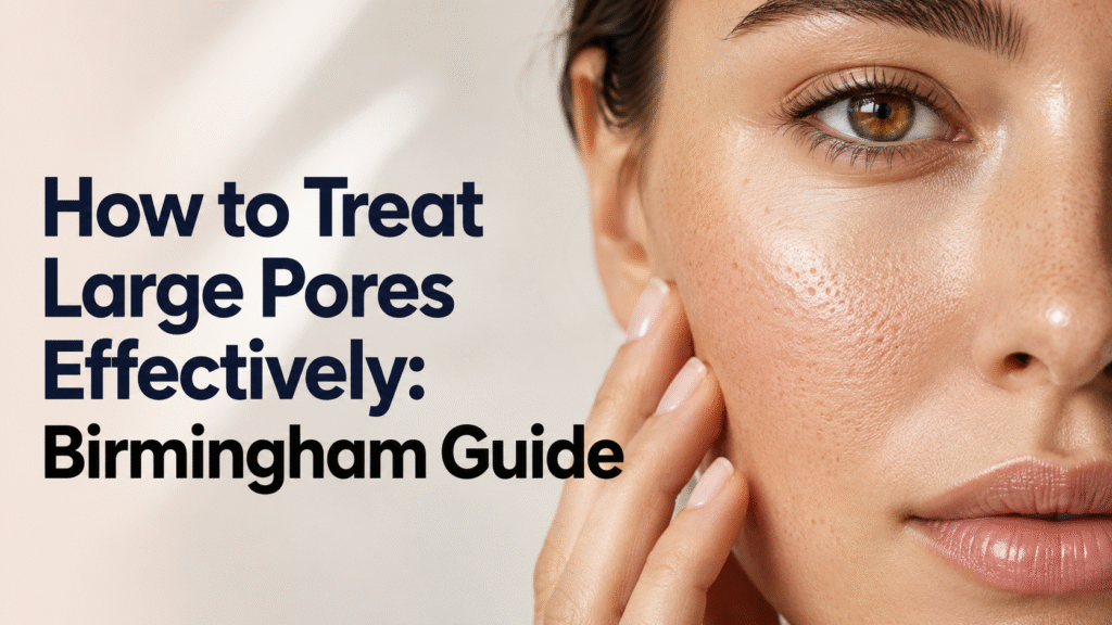 How to Treat Large Pores Effectively: Birmingham Guide