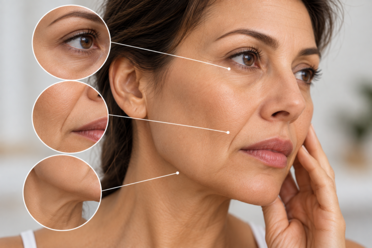 Facial Volume Loss, Hollowness & Deep Folds